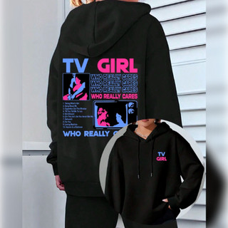 Moletom Canguru Tv Girl Banda Indie Pop Album Who Really Cares Fãs Blusa Frio