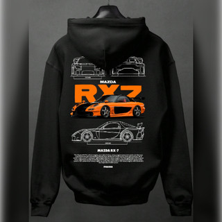 Blusa Moletom Carro Mazda RX7 Han Velozes e Furiosos