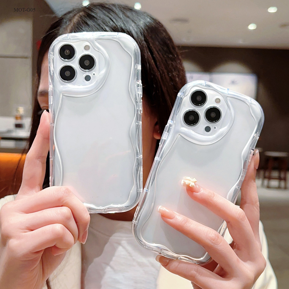 Capa Para Motorola Moto G05 G15 G04 G04S G10 G20 G30 G14 Capinha Case Transparente TMNY3000 em Oferta na Shopee