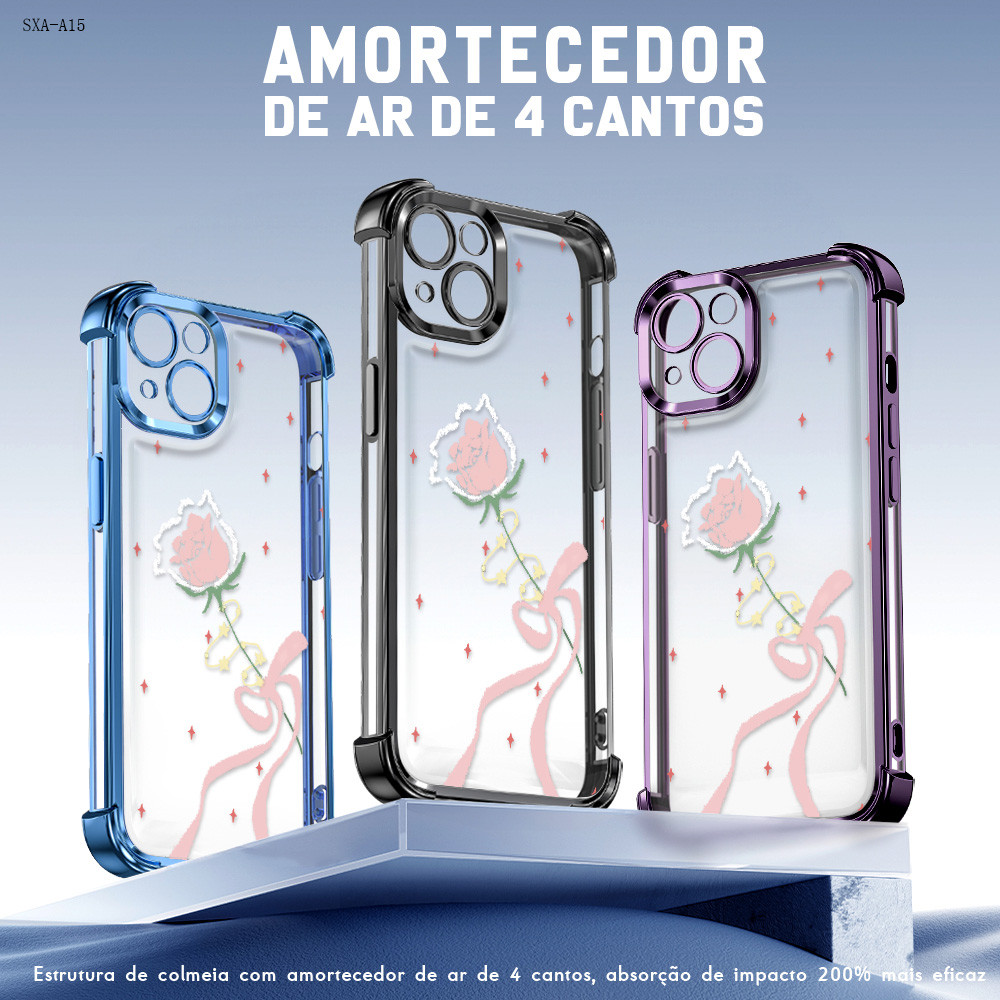 Capa Para Samsung Galaxy A15 A14 A16 A13 A12 A07 A06 A05 A06 A05S A04E A03 A03S A02S A10S Core 4G 5G Capinha De SJ0158