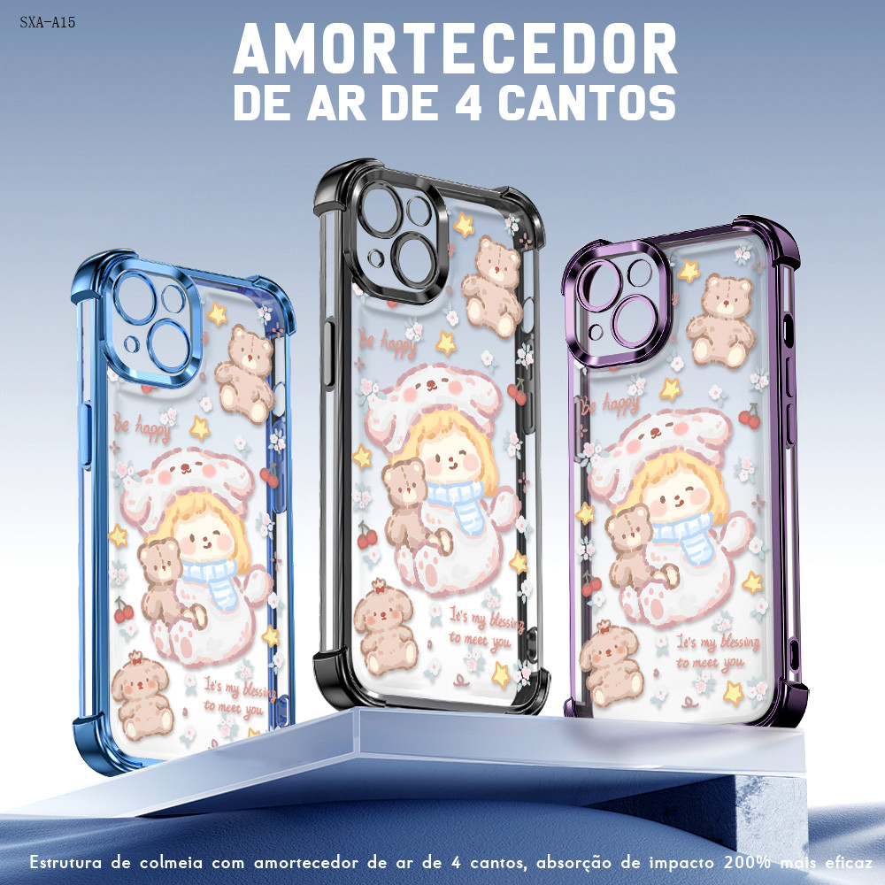 Capa Para Samsung Galaxy A15 A14 A16 A13 A12 A07 A06 A05 A06 A05S A04E A03 A03S A02S A10S Core 4G 5G Capinha De SJ0162
