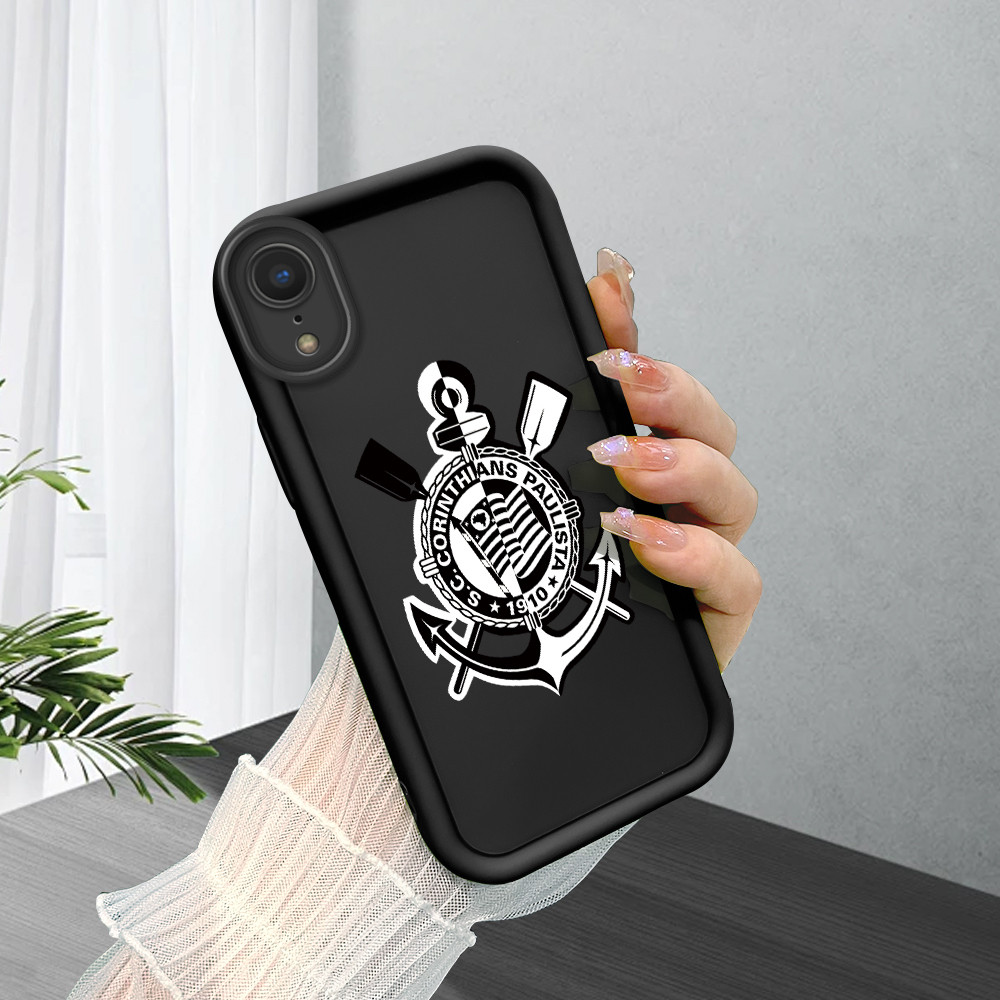 Capa Para iPhone XR Capinha Black Macio Normal Preto Silicone Dupla 5501 TYB em Oferta na Shopee