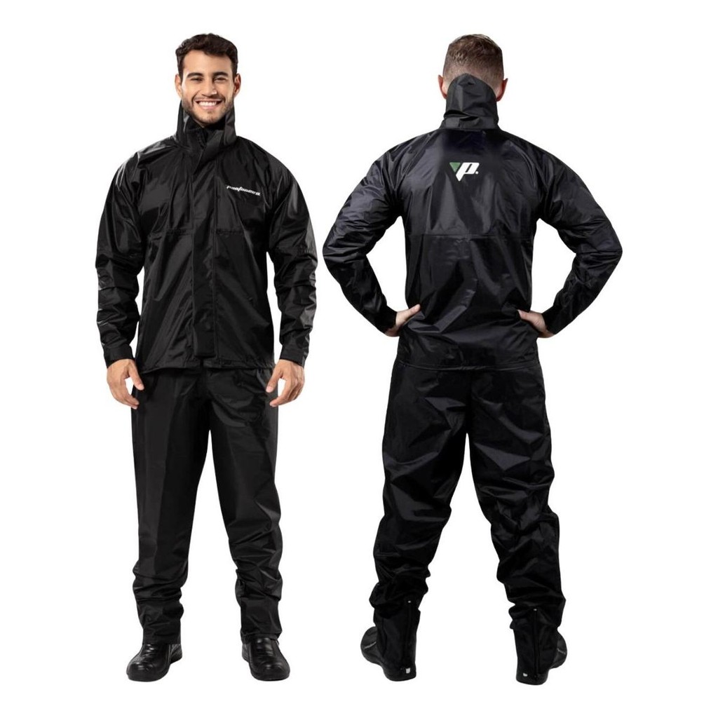 Capa Chuva Motociclista Pantaneiro Nylon Gola Impermeável – Costura Selada, Seca Rápido em Oferta na Shopee