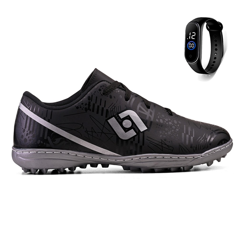 Kit Chuteira Infantil Society Costurada Futebol Light + Relogio em Oferta na Shopee