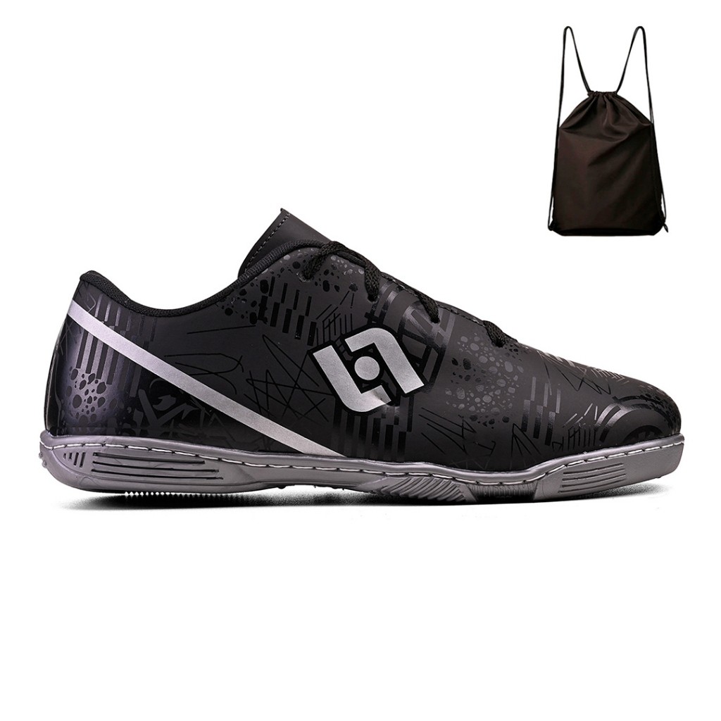 Kit Chuteira Infantil Futsal Futebol Salao Quadra Costurada Light + Mochila em Oferta na Shopee