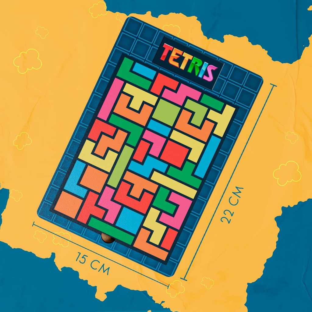 Painel Tetris em MDF para Encaixe – Lúdico e Estimulante