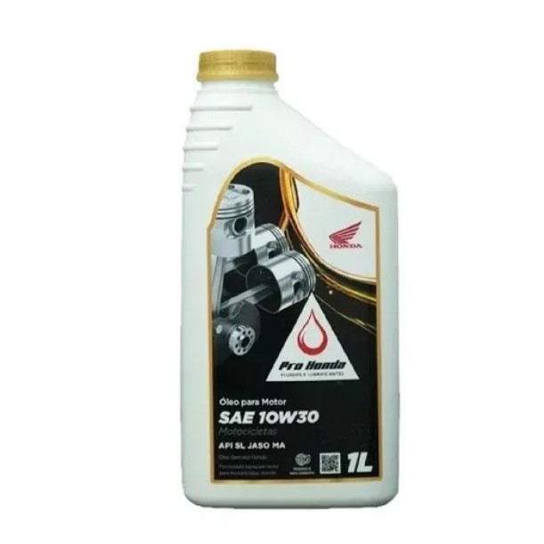 Óleo 10w30 Honda Moto 4t 10w30 1l Semissintético Original api sl jaso ma titan fan 150 160 bros twister
