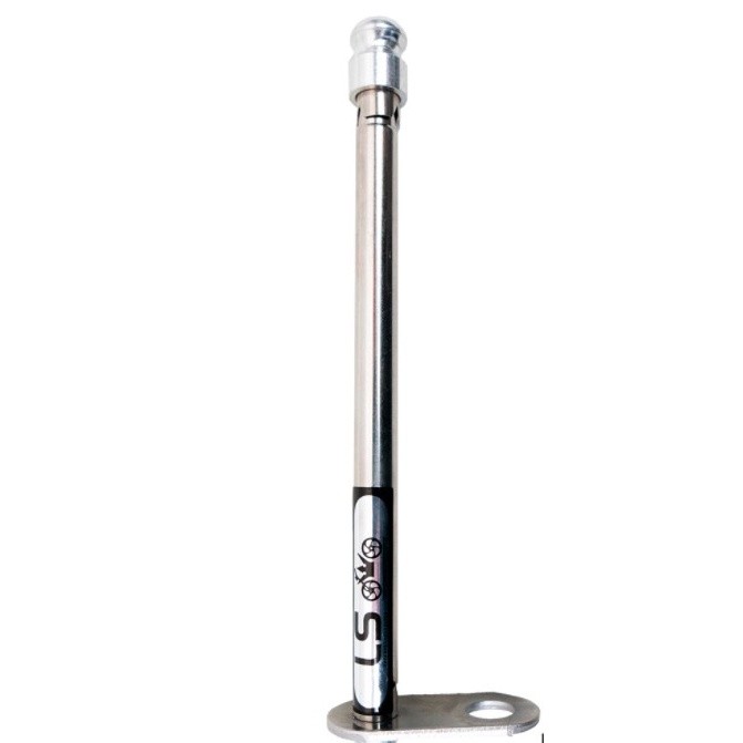 Antena Para Moto Corta Pipa 6 Estágios P/ Retrovisor Aço Inox 61cm aberta x 15 fechada TITAN 125/150/160/BROS/FALCON etc