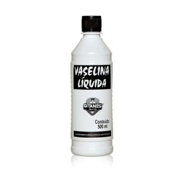 Vaselina Liquida (industrial) 500ml Gitanes fechaduras, pinos de capô, pólos de bateria,roldanas de cortinas etc.