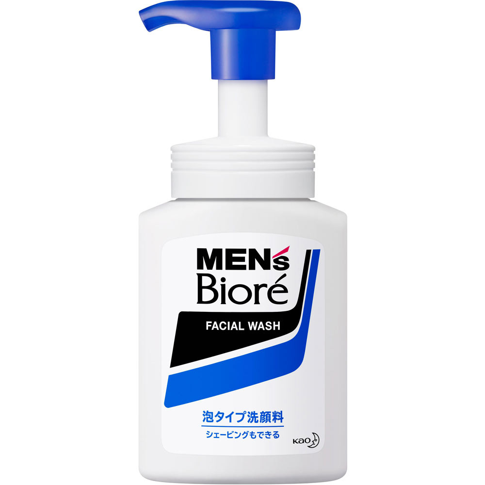 KAO Men's Biore Foam Type Face Wash 150mL Facial Cleanser Face Care