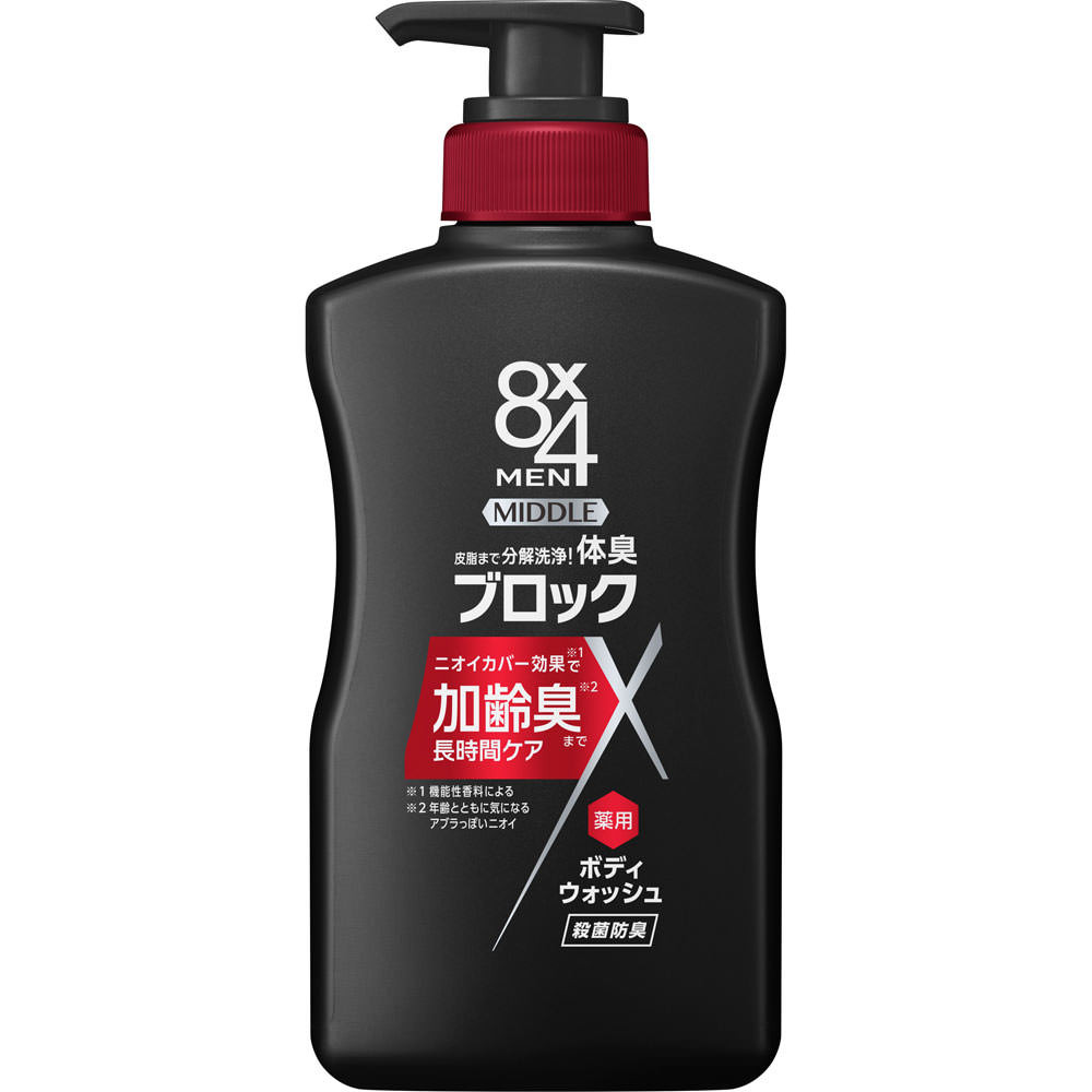 KAO 8x4 MEN 8x4 Men Middle Body Wash Body wash 400mL (Quasi-drug) Whole body cleanser Body Care
