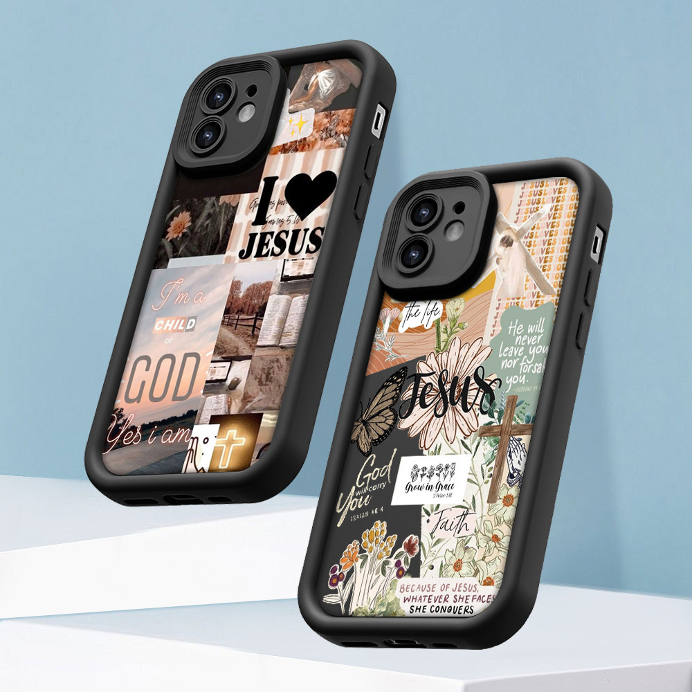 Capinha Para Samsung Galaxy A16 A15 A14 A13 A12 4G 5G Capa De Celular Black 5687