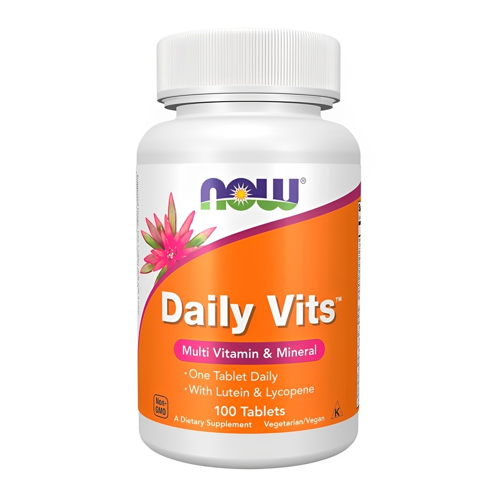 Daily Vits Now Foods 100 Tablets Importado em Oferta na Shopee