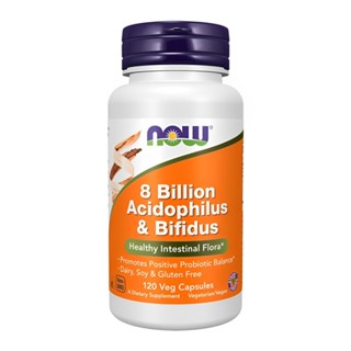 Probiótico 8BI Now Foods Acidoph/Bifius 120Cap Importado em Oferta na Shopee