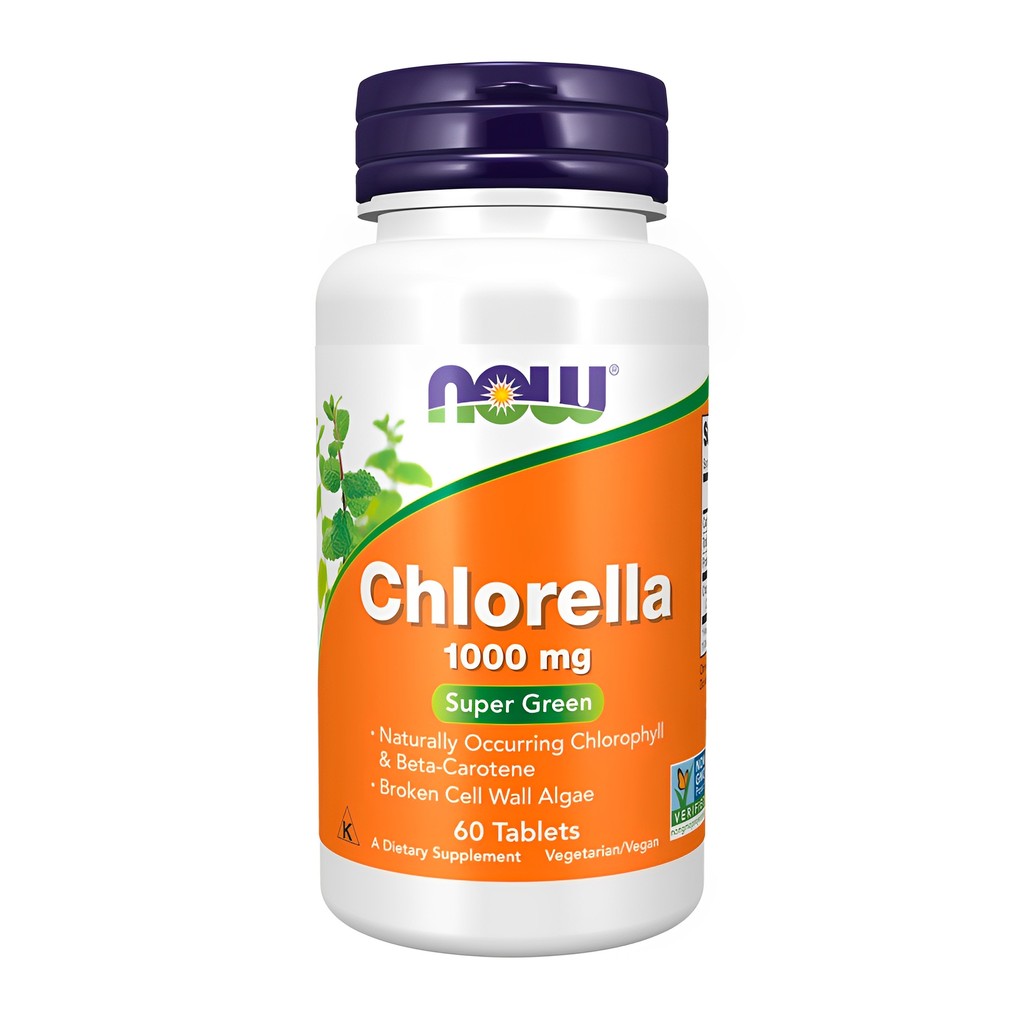 Chlorella 1000mg Now Foods 60 Tablets Importadp em Oferta na Shopee