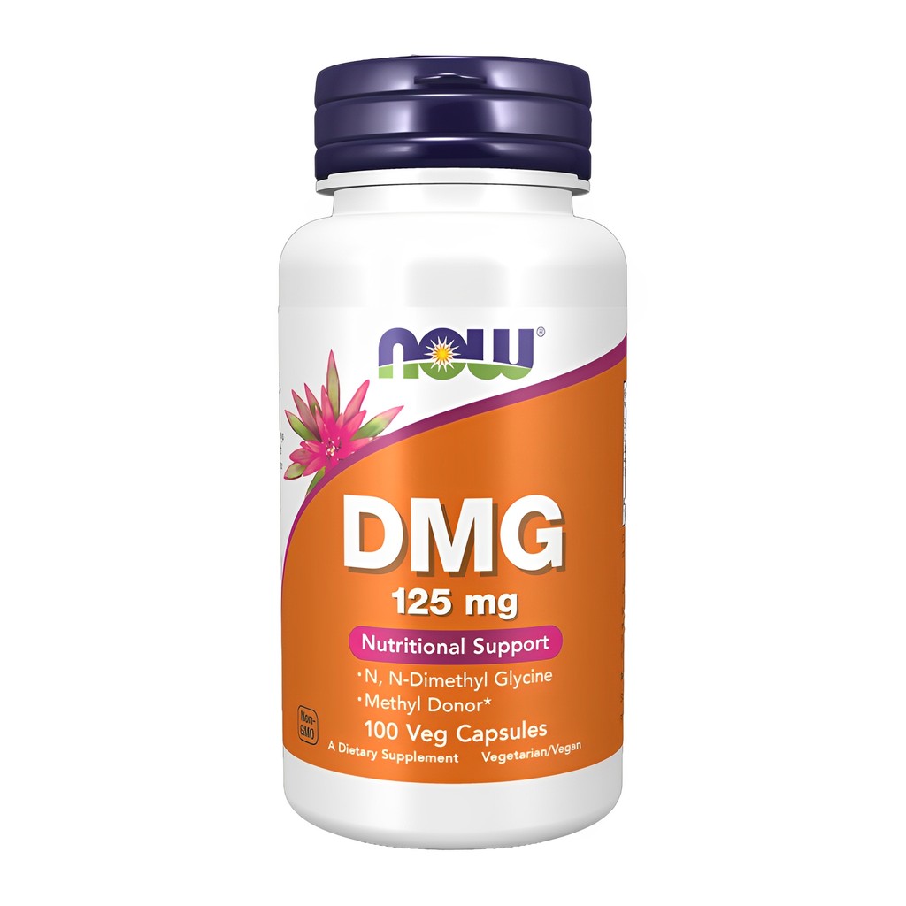 DMG Dimetilglicina 125mg Now Foods 100 Cáps Importado em Oferta na Shopee