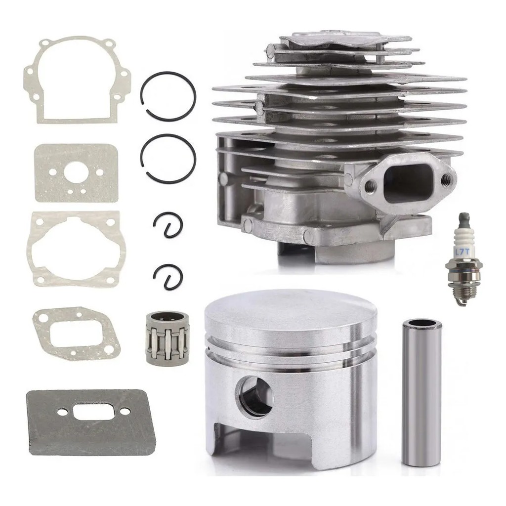 Kit Cilindro Pistão Junta Anel Roçadeira Azen 52cc Ht002b