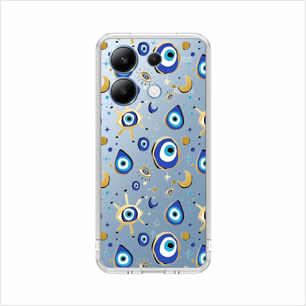 Capa Capinha Para Xiaomi Redmi Note 13 4G Personalizada - Olho grego 3 transparente
