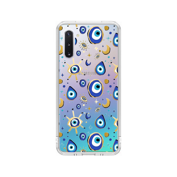 Capa Capinha Para Samsung Note 10 Personalizada - Olho grego 3 transparente