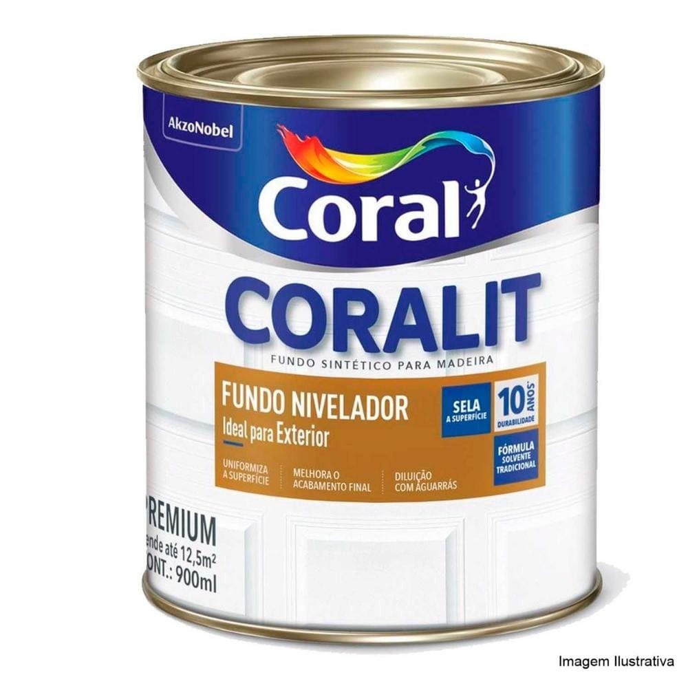 Fundo Fosco/Nivelador 0,9L Branco
