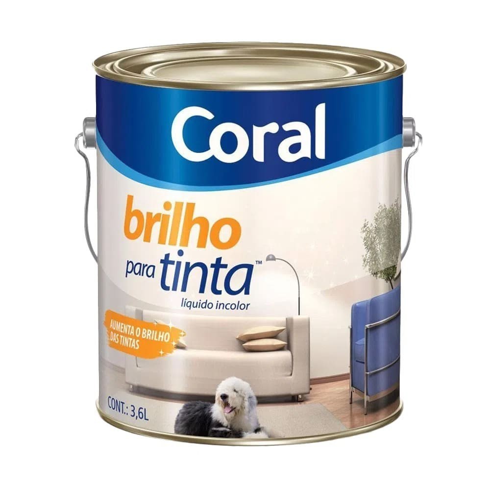 Liquibrilho Coral Brilho Para Tinta 3,6L Incolor