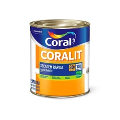 Esmalte Brilhante Base d' Água Coral Secagem Rápida 900ml