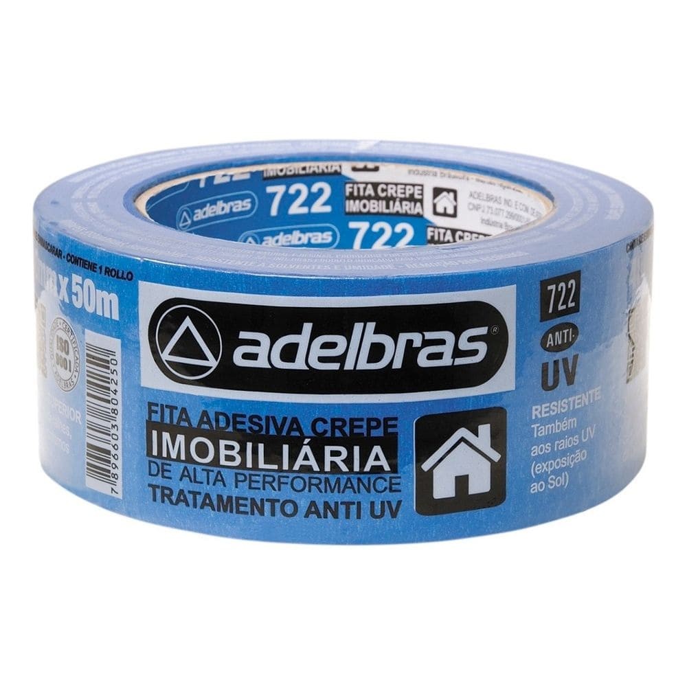 Fita Crepe 24Mmx50M Azul - Especial - 722