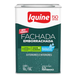 Tinta Fachada Emborrachada Iquine 18L