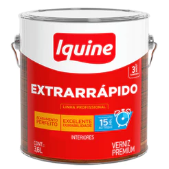 Verniz Brilhante Iquine Extra Rapido 3,6L