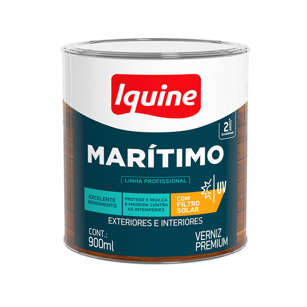 Verniz Maritimo Acetinado Iquine 900ml