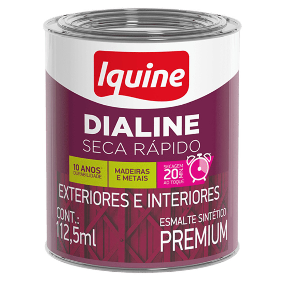 Esmalte Premium Fosco Iquine Dialine Seca Rápido 112,5ml