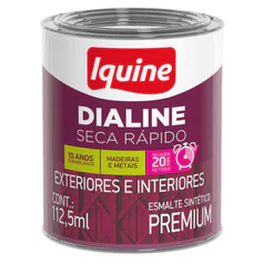 Esmalte Premium Fosco Iquine Dialine Seca Rápido 112,5ml