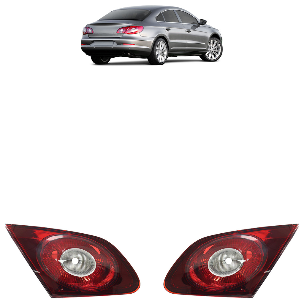 Par Sinaleira Traseira Passat CC 2008 2009 2010 2011 2012 Bicolor Porta-Malas
