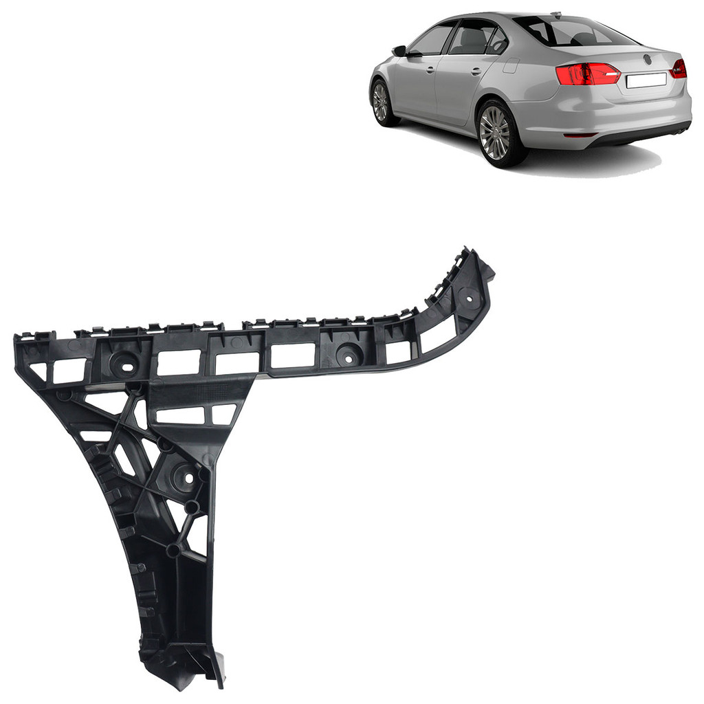Suporte Parachoque Traseiro Jetta 2011 2012 2013 2014 2015 Preto
