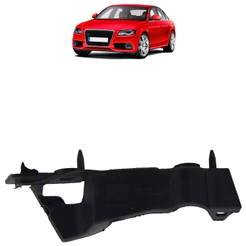 Suporte Parachoque Dianteiro A4 2009 2010 2011 2012 Preto Liso