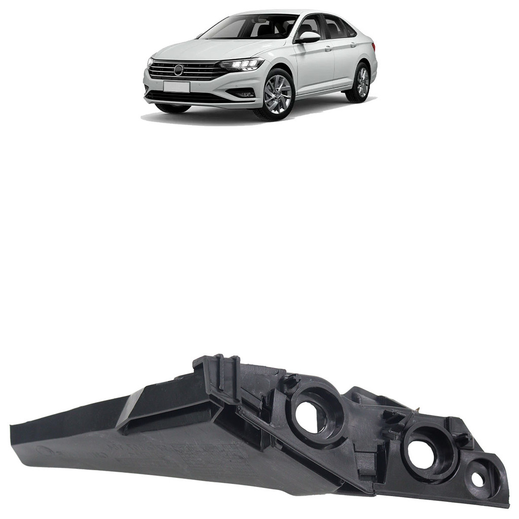 Suporte Parachoque Dianteiro Jetta 2019 2020 2021 2022 Preto Liso