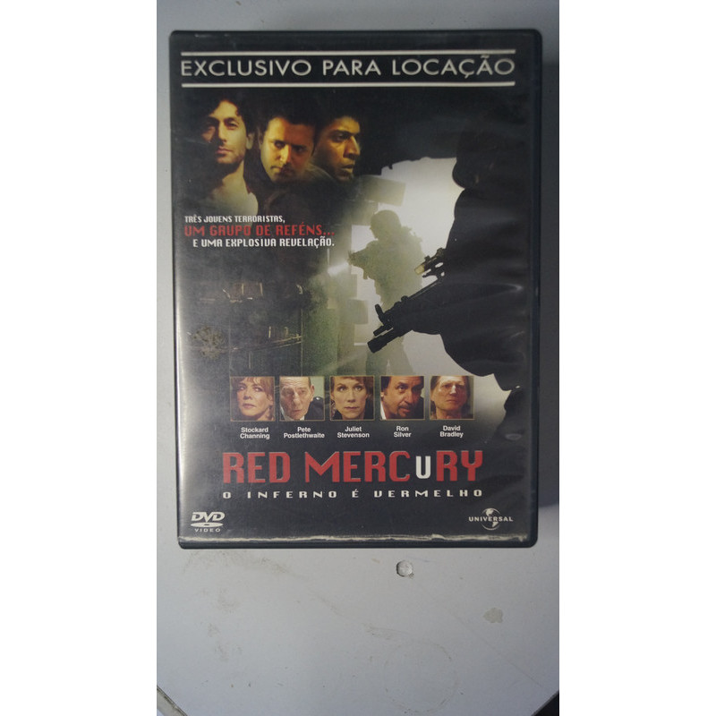 DVD Filme Original - Red Mercury - O Inferno é Vermelho