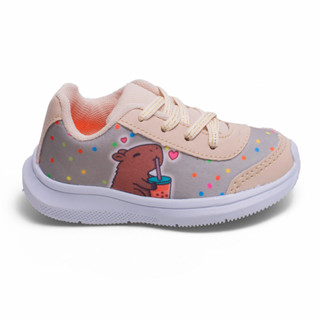 Tênis Infantil Capivarinha para Menino e Menina Sola Antiaderente Confortável Leve Macio em Oferta na Shopee