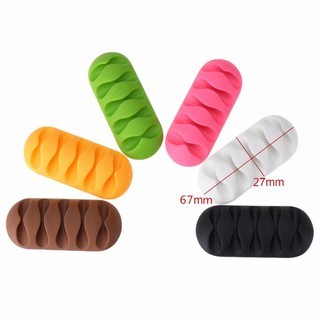 6 Pcs Clip De Cabo USB - Pequeno, Leve E Fácil De Instalar