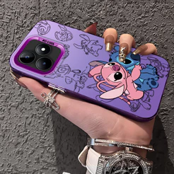 Capa Para Realme C53 C51 Note 50 Narzo N53 Capinha De Silicone Anti choque Celular estampada casal criativa Case CY2914