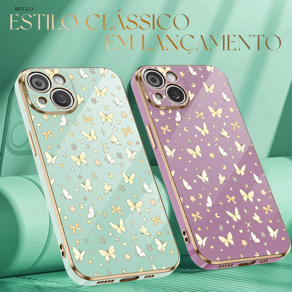 Capa Para Motorola Moto E13 E20 E22 E32 E6S E7 Plus Power Capinha Desenho Celular DD1832