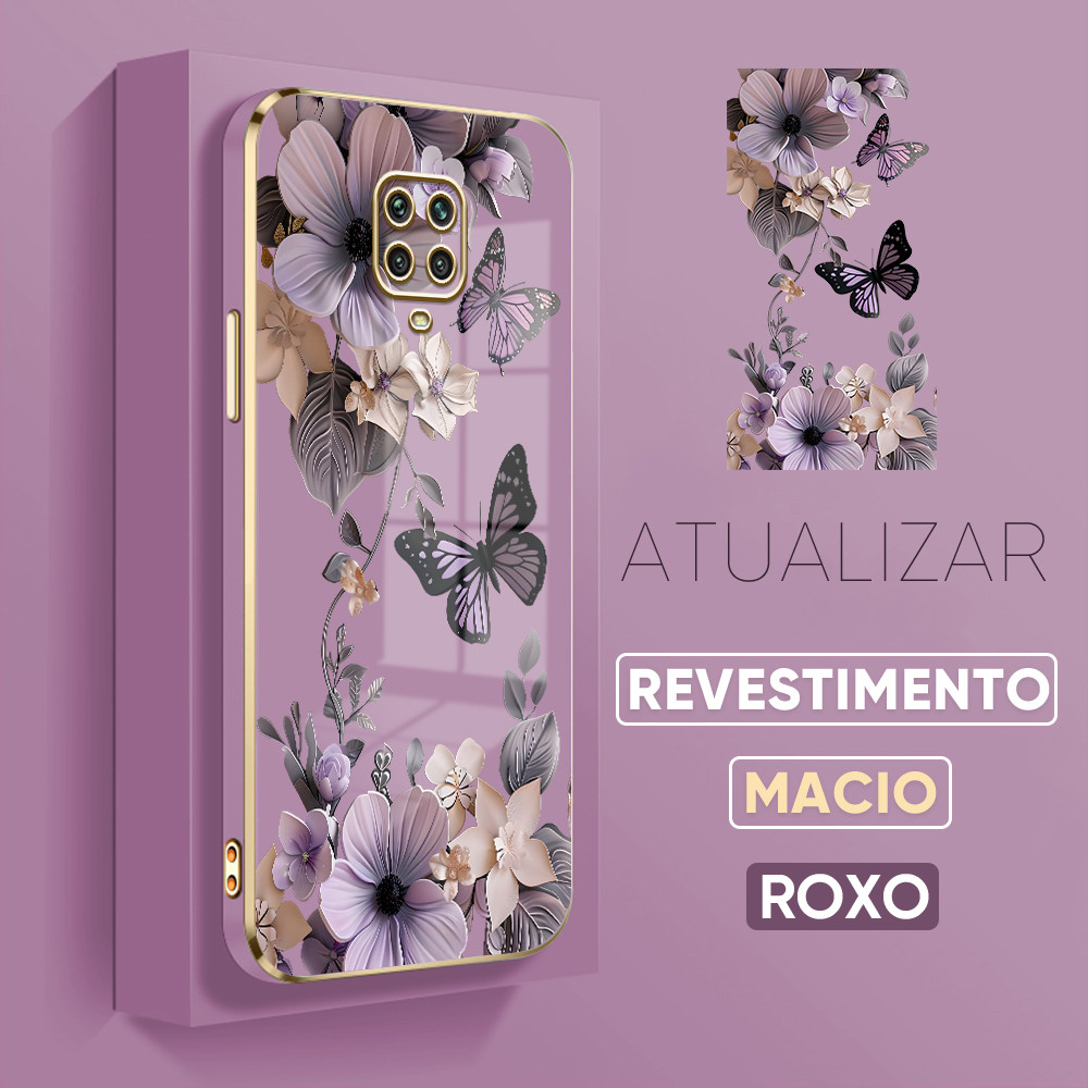 Capinha Para Xiaomi Redmi Note 9 9S Pro Max Capa Macia Celular De 1611 DD