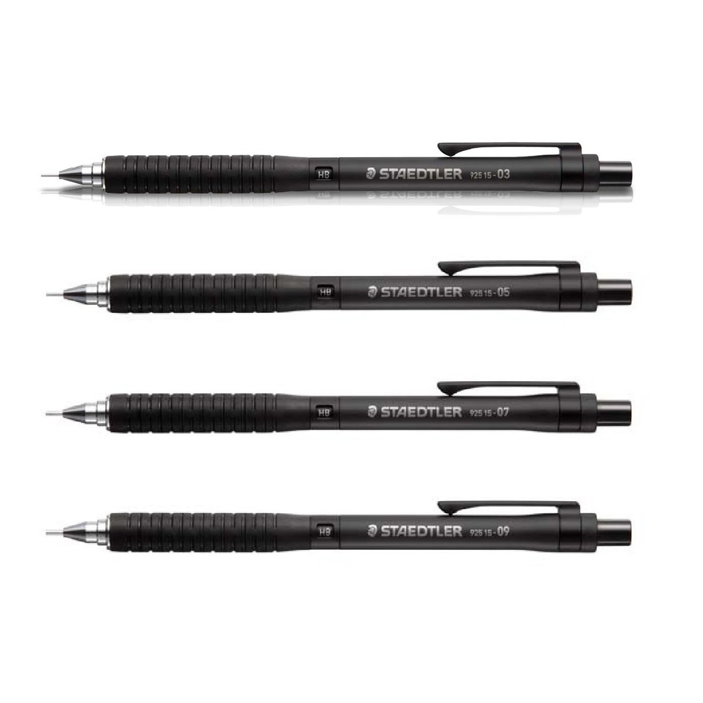 [Direto do Japão] Lápis mecânicos Staedtler Drafting 925-15-03/05/07/09, conjunto com 4, 4 tipos