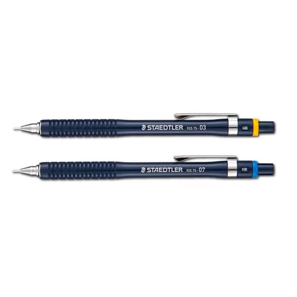 [Direto do Japão] Lápis mecânicos de desenho STAEDTLER, 0,3 mm + 0,7 mm, 925-75-03 + 07, conjunto d