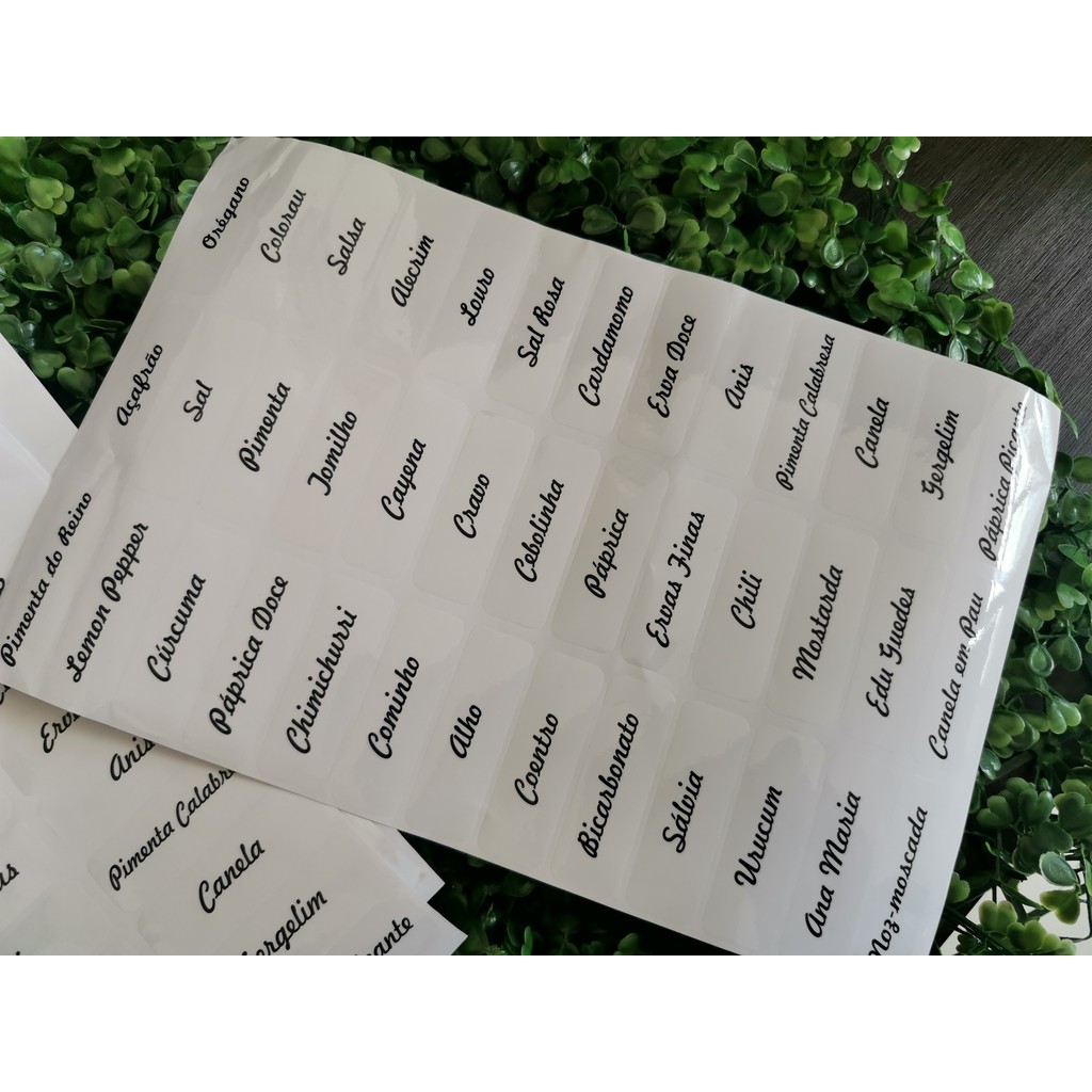 117 Pcs As Etiquetas De Potes De Temperos Transparentes, Claras E Com FáCil Leitura Para Cozinhas De Comida De Iogurtes.