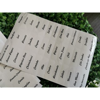 117 Pcs As Etiquetas De Potes De Temperos Transparentes, Claras E Com FáCil Leitura Para Cozinhas De Comida De Iogurtes.