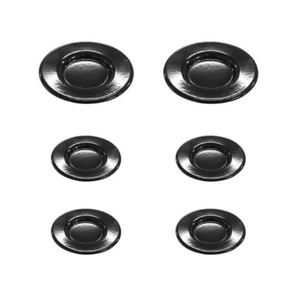 Kit Espalhadores Fogão Atlas New Atenas 6 Bocas 2G 4P Diâmetro do Espalhador Gd Ø 8,0 - Pq. Ø 6,8 Cm