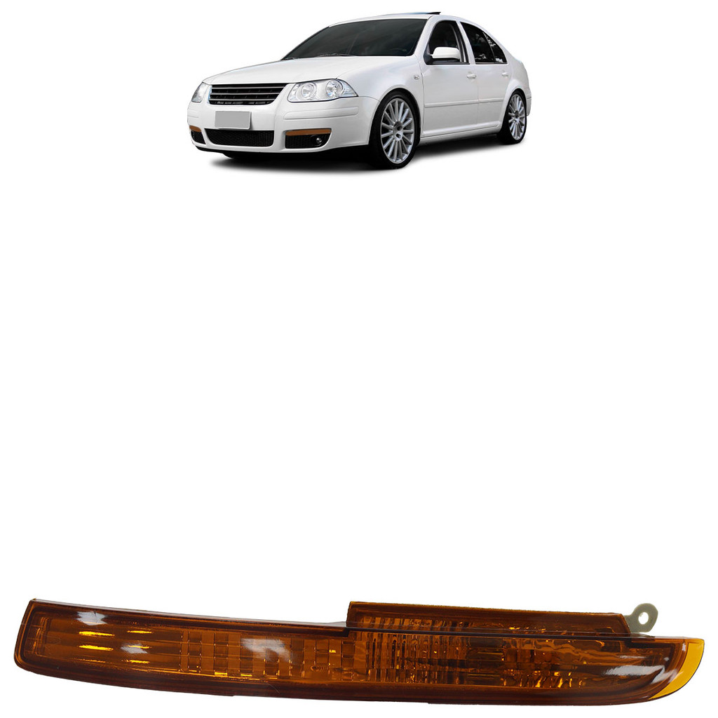 Pisca Parachoque Dianteiro Bora 2008 2009 2010 Âmbar Lente Lisa Acrílico em Oferta na Shopee