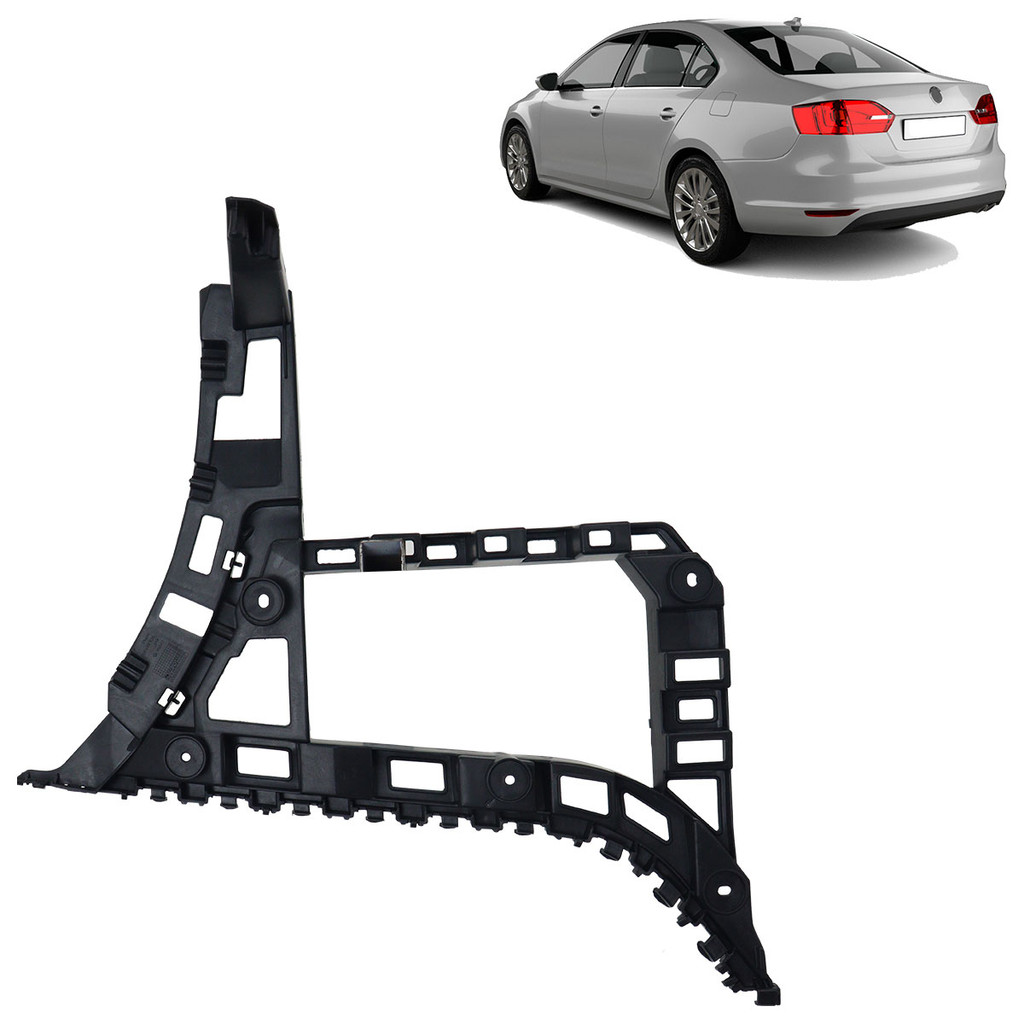 Suporte Parachoque Traseiro Jetta 2011 2012 2013 2014 Preto Liso em Oferta na Shopee