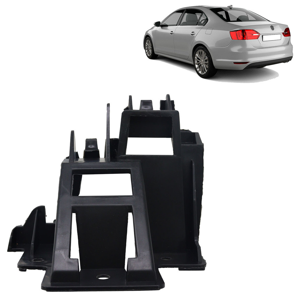 Suporte Parachoque Traseiro Jetta 2011 2012 2013 2014 Menor Preto Liso